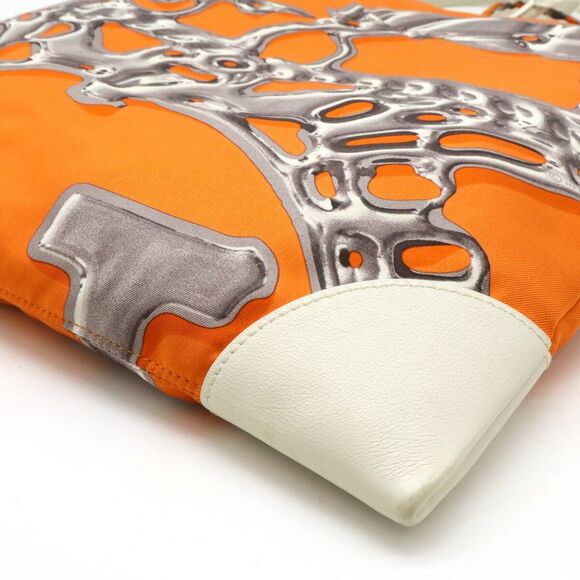 Hermes Silky City PM Silk Leather Shoulder Bag - Picture 3 of 6